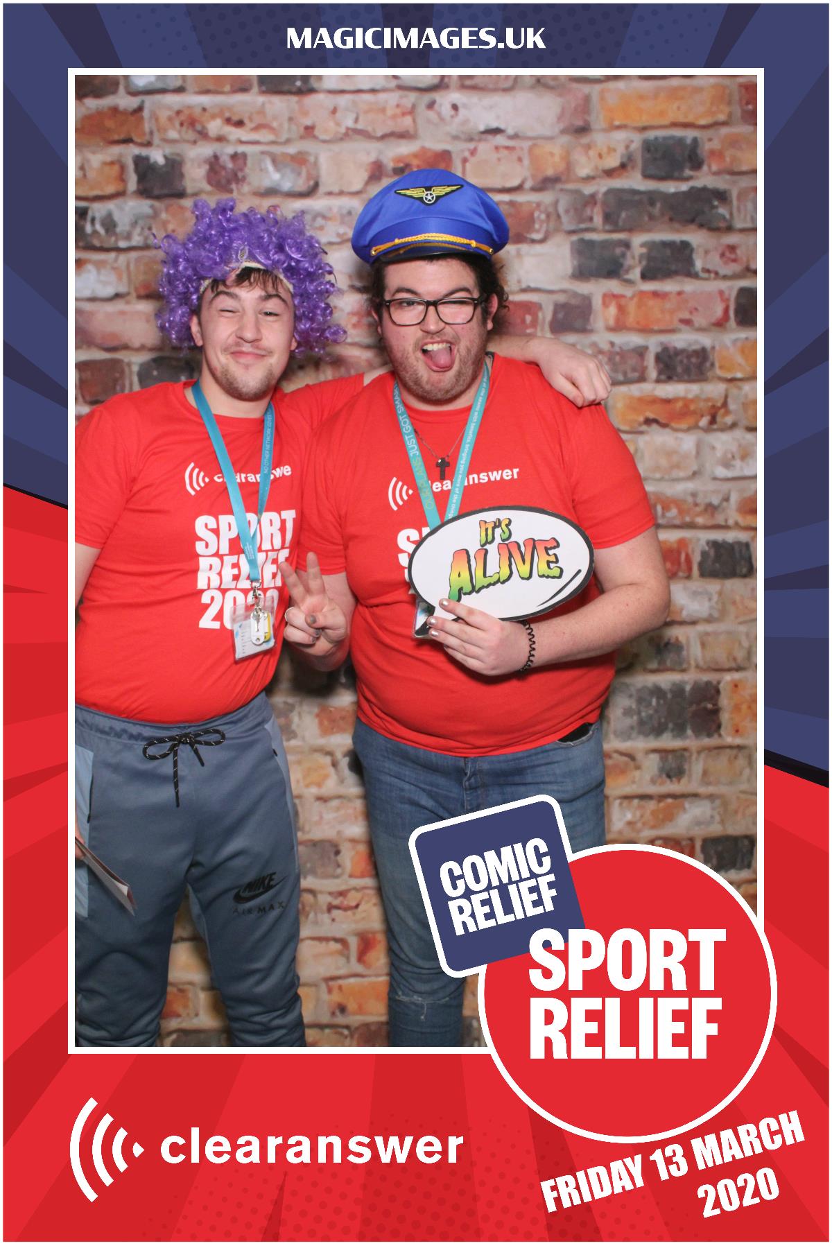 Clear Answer Sport Relief | View more photos from the event at gallery.magicimages.uk/u/MagicImages/Clear-Answer-Sport-Relief